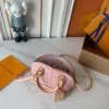 Louis Vuitton Alma BB Monogram Emblème Rose Ruban Color 23.5cm M2A378
