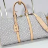 Louis Vuitton Keepall Bandoulière Bag Beige Pepper 45cm M29670