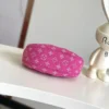 Louis Vuitton Pochette Valley Bag Fuchsia Denim 21cm M28327