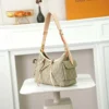 Louis Vuitton Carryall Cargo PM Bag Khaki Denim 33.5cm M27623