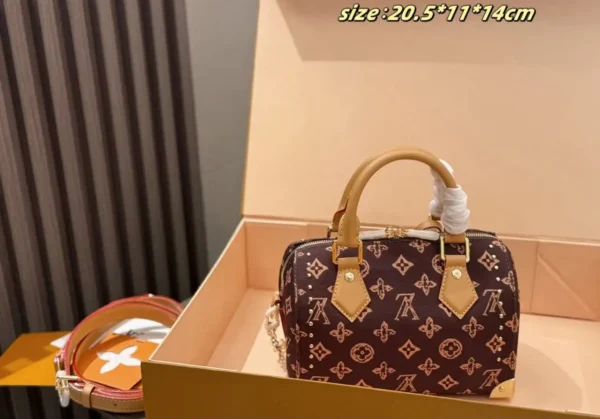 Louis Vuitton Speedy Trunk 20-Pack Box Bag Monogram Origine 16 cm M28102