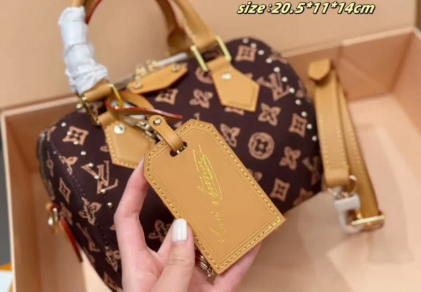 Louis Vuitton Speedy Trunk 20-Pack Box Bag Monogram Origine 16 cm M28102