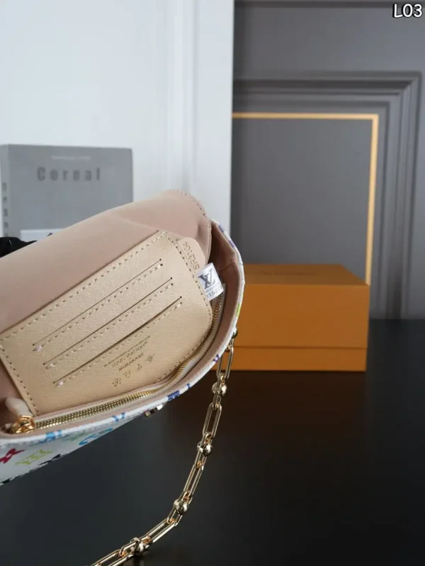 Louis Vuitton LV x TM Ivy On Chain Bag Multicolor White 23.5cm M27492