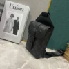 Louis Vuitton Monogram Eclipse Saumur Slingbag 26cm/10.25in Black M45912