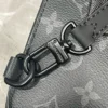 Louis Vuitton Monogram Eclipse Saumur Slingbag 26cm/10.25in Black M45912