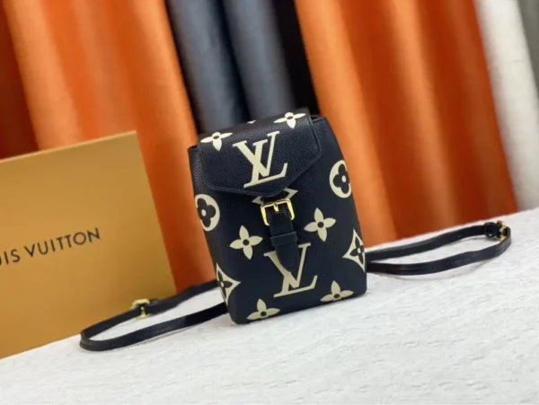 Louis Vuitton Tiny Backpack Tourterelle Black 19cm