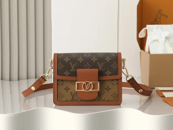 Louis Vuitton Mini Dauphine Other Monogram Canvas Women 20Cm M45959, Designer Handbags, Womens Purse, luxury bags