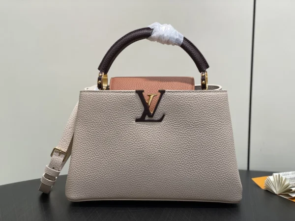 b4bed036-4980f1dd6cfe.webp Louis Vuitton Capucines MM M12956 Gray 31.5cm/ 12.2in, Designer Handbags, Womens Purse, luxury bags