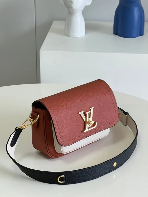 Louis Vuitton Lockme Tender 19Cm Chataigne Brown, Designer Handbags, Womens Purse, luxury bags