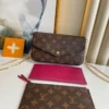 Louis Vuitton Flicie Pochette Lv Monogram Chain Bag Monogram 61276 21cm/8.3in, Designer Handbags, Womens Purse, luxury bags