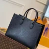 bfb54eed-24b3e381726c.webp Louis Vuitton Onthego MM Bicolor Monogram Empreinte Leather Black M45595 35cm, Designer Handbags, Womens Purse, luxury bags