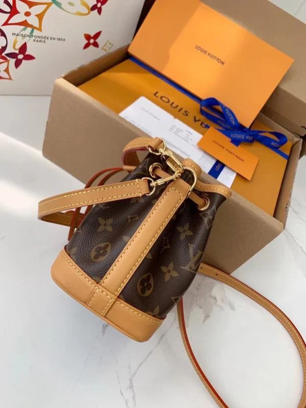 Louis Vuitton Nano No Monogram Small Leather Goods Monogram 16cm M81266, Designer Handbags, Womens Purse, luxury bags