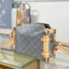 c6447bab-ac1c54b4a4ef.webp Louis Vuitton Grey Monogram Denim Side Trunk MM M13285 23.5cm/ 9.3in, Designer Handbags, Womens Purse, luxury bags