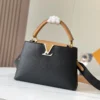 Louis Vuitton Capucines Mm Black 27Cm M59466, Designer Handbags, Womens Purse, luxury bags
