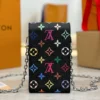 Louis Vuitton LV x TM Phone Pouch Mtis M14098 17.5cm/ 6.9in, Designer Handbags, Womens Purse, luxury bags
