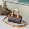 Louis Vuitton Nano Speedy Beige 16Cm, Designer Handbags, Womens Purse, luxury bags