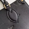Louis Vuitton Onthego PM Monogram Empreinte Handbag Black 25cm M45653, Designer Handbags, Womens Purse, luxury bags