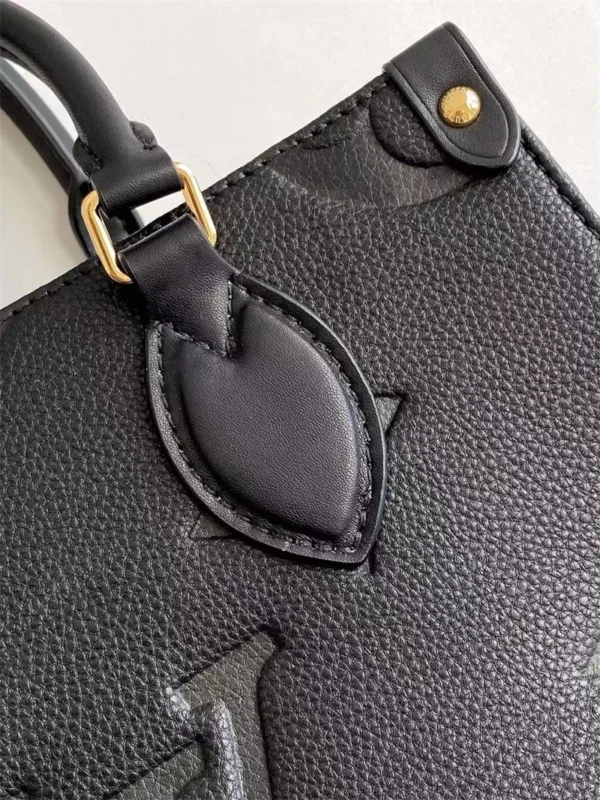 Louis Vuitton Onthego PM Monogram Empreinte Handbag Black 25cm M45653, Designer Handbags, Womens Purse, luxury bags