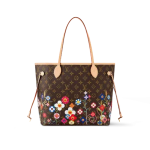 Louis Vuitton LV x TM Neverfull MM Monogram Coated Canvas 31cm M13271, Designer Handbags, Womens Purse, luxury bags