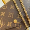 Louis Vuitton Flicie Pochette Lv Monogram Chain Bag Monogram 61276 21cm/8.3in, Designer Handbags, Womens Purse, luxury bags