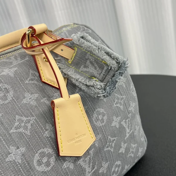 e611e4fc-cda7c76103f4.webp Louis Vuitton LV Speedy Soft 30 Monogram Denim Bag in Grey 30cm/ 11.8 in, Designer Handbags, Womens Purse, luxury bags