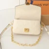 Louis Vuitton Pochette Mtis East West Monogram Empreinte Leather – Women – Handbags Cream, Designer Handbags, Womens Purse, luxury bags