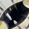 f3636b9a-2abab34a23ad.webp Louis Vuitton Onthego MM Tote Monogram Cream Beige Black 35cm, Designer Handbags, Womens Purse, luxury bags