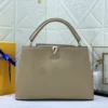 Louis Vuitton Capucines Mm Grey 31Cm M42253, Designer Handbags, Womens Purse, luxury bags