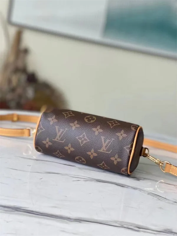 Louis Vuitton Nano Speedy Beige 16Cm, Designer Handbags, Womens Purse, luxury bags