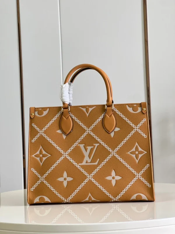 f7711f7e-579f1e08b123.webp Louis Vuitton Onthego MM Tote Monogram Arizona ‘Brown Crme Beige’ 35cm, Designer Handbags, Womens Purse, luxury bags