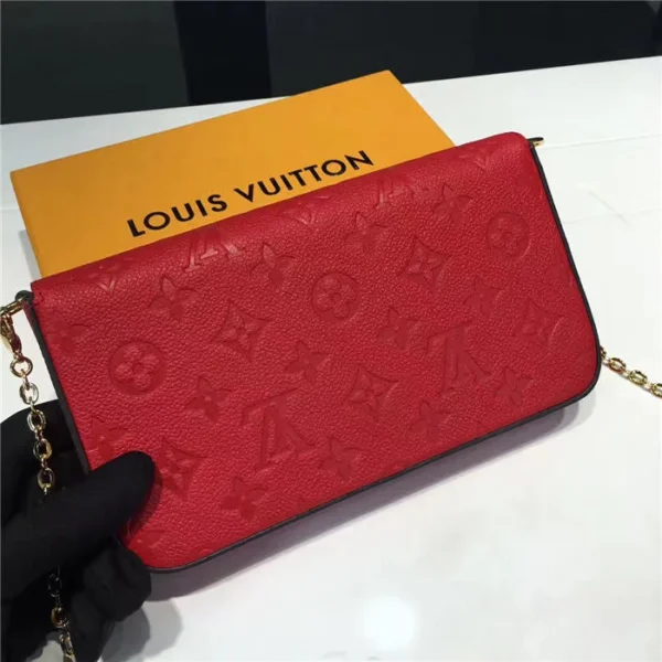 hZlOp-e5c4c4371513.webp Louis Vuitton F Licie Pochette Scarlet Red 21cm/8.3in, Designer Handbags, Womens Purse, luxury bags