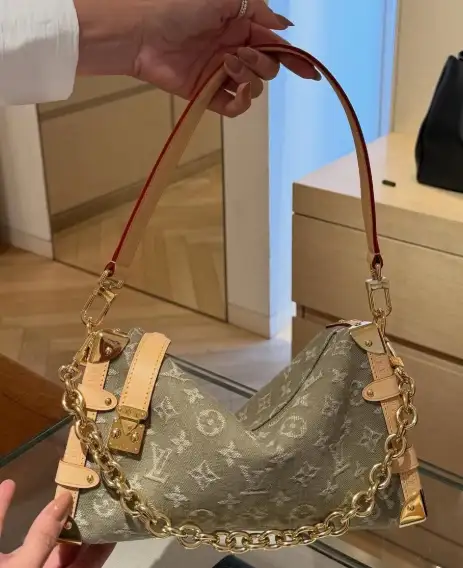 image-82.webp Louis Vuitton East West MM Side Trunk Bag Khaki Denim 28cm M27451