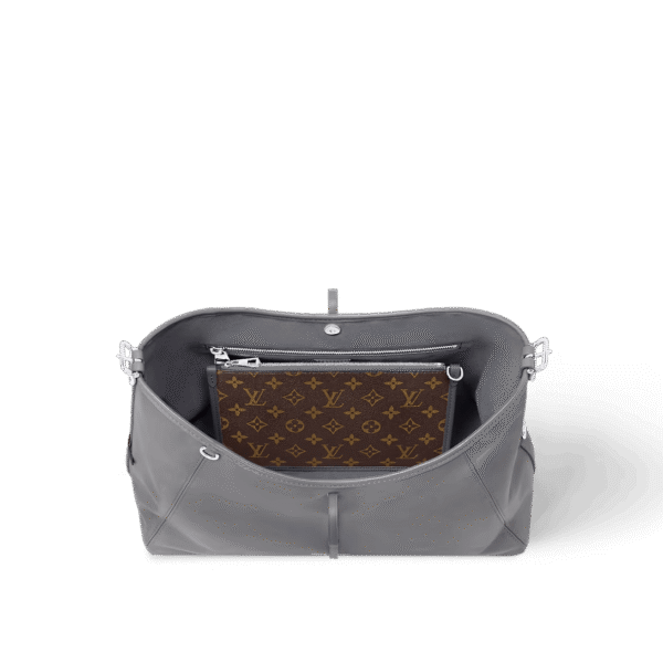 louis-vuitton-carryall-vibe-mm-M12583_PM1_Interior_20view-2789dbc86c6f.png Louis Vuitton Carryall Dark Mm Gris Trianon 39cm/15.4in M12583, Designer Handbags, Womens Purse, luxury bags