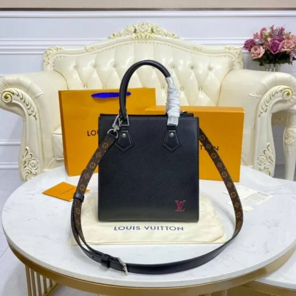 louis-vuitton-epi-leather-sac-plat-bb-m58659-m58660-9-274817fd6e2b.webp Louis Vuitton Sac Plat Bb 21Cm Black, Designer Handbags, Womens Purse, luxury bags