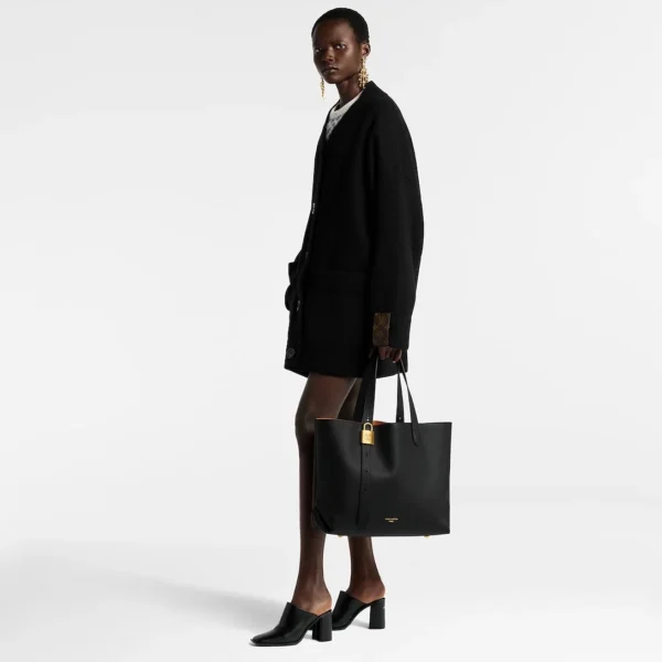 Louis Vuitton LV Low Key Cabas MM Black M25341 47cm/ 18.5in, Designer Handbags, Womens Purse, luxury bags