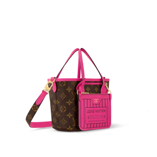 louis-vuitton-neverfull-bandouliere-inside-out-bb-M12106_PM1_Side_20view-e4413fd77f08.webp Louis Vuitton Neverfull Bandoulire Inside Out BB Rose Pondichery Cowhide 26.5cm M12106, Designer Handbags, Womens Purse, luxury bags