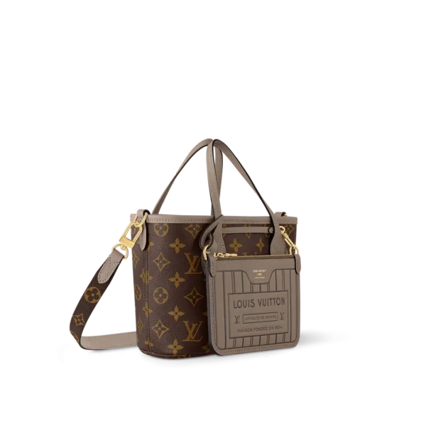 louis-vuitton-neverfull-bandouliere-inside-out-bb-M12109_PM1_Side_20view-31916ca686e5.webp Louis Vuitton Neverfull Bandoulire Inside Out BB Dark Fango Cowhide 26.5cm M12109, Designer Handbags, Womens Purse, luxury bags