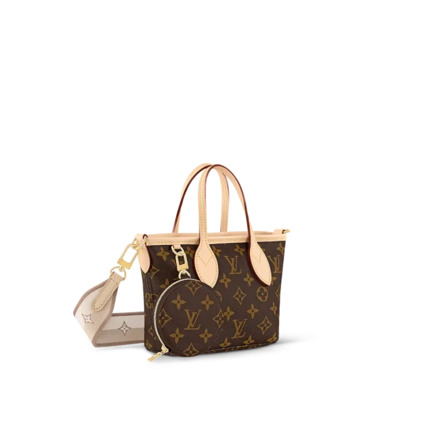 louis-vuitton-neverfull-bb-M46705_PM1_Side_20view-cbad19058b47.webp Louis Vuitton Neverfull BB Beige 23.8cm M46705, Designer Handbags, Womens Purse, luxury bags