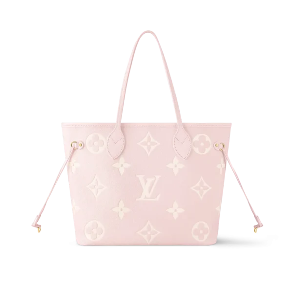 louis-vuitton-neverfull-mm-M14210_PM2_Front_20view-06c15188e3a6.webp Louis Vuitton Neverfull MM Tote Bag Monogram Empreinte Pink/Quartz Pink/Beige 31cm M14210, Designer Handbags, Womens Purse, luxury bags
