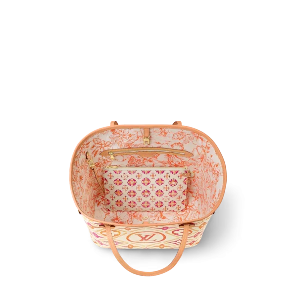 Louis Vuitton LV By The Pool Neverfull MM Tote Bag ‘Coral’ 31cm M25317, Designer Handbags, Womens Purse, luxury bags