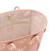 louis-vuitton-neverfull-mm-M46329_PM1_Interior2_20view-14503758661b.webp Louis Vuitton Neverfull MM Tote Bag Monogram Empreinte Trianon Pink / Cream 31cm M46329, Designer Handbags, Womens Purse, luxury bags