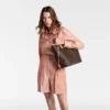 louis-vuitton-neverfull-mm-M46987_PM1_Cropped_20worn_20view-dc88ae7229a2.webp Louis Vuitton Neverfull MM Monogram Canvas Tote Bag Cerise Red 31cm M46987, Designer Handbags, Womens Purse, luxury bags