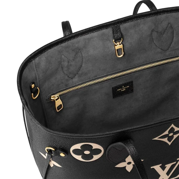 louis-vuitton-neverfull-mm-M58907_PM1_Interior2_20view-f5181406e563.webp Louis Vuitton Neverfull MM Tote Bag Monogram Empreinte Black 31cm M58907, Designer Handbags, Womens Purse, luxury bags