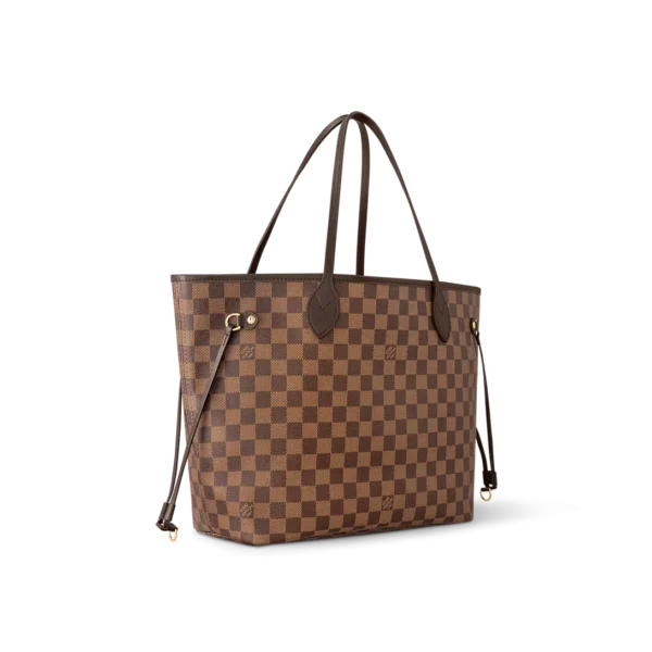 Louis Vuitton Neverfull MM Tote Bag Damier Ebene Cerise Red 31cm N40599, Designer Handbags, Womens Purse, luxury bags