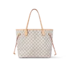 Louis Vuitton Neverfull MM Tote Bag Damier Azur Canvas Beige 31cm N40604, Designer Handbags, Womens Purse, luxury bags