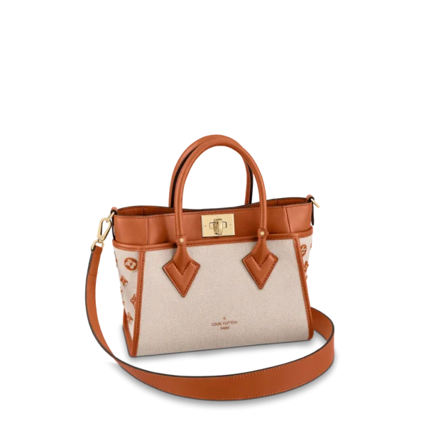 Louis Vuitton On My Side Pm 25Cm Brown, Designer Handbags, Womens Purse, luxury bags
