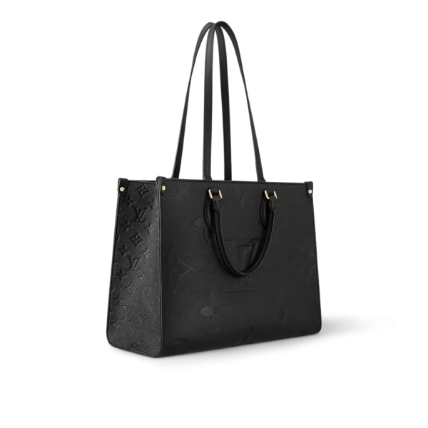 louis-vuitton-onthego-mm-M45595_PM1_Side_20view-479fd852c561.webp Louis Vuitton Onthego MM Bicolor Monogram Empreinte Leather Black M45595 35cm, Designer Handbags, Womens Purse, luxury bags