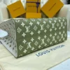 Louis Vuitton Onthego MM Tote Monogram Empreinte ‘Kaki Beige’ 35cm, Designer Handbags, Womens Purse, luxury bags