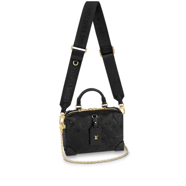 louis-vuitton-petite-malle-souple-monogram-empreinte-leather-handbags-M45393_PM2_Front-vie-b6b9d59c7753.webp Louis Vuitton Petite Malle Souple 20Cm Black, Designer Handbags, Womens Purse, luxury bags