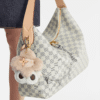Louis Vuitton Slouchy MM Shoulder Bag Damier Azur 40cm/15.7in N00126, Designer Handbags, Womens Purse, luxury bags